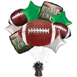 Go Fight Win Football Foil Balloon Bouquet